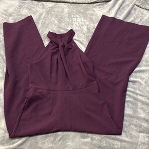 Julia Jordan Deep Purple Jumpsuit